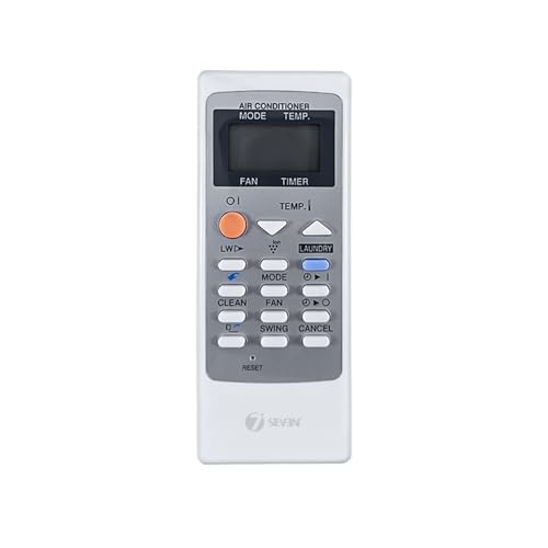 Image of 7SEVEN Compatible with Sharp AC Remote Control CRMC-A820JBEZ Model 76B Suitable for Split and Window 1 1.5 2 Ton Air Conditioner - Match Each Keys Exactly to Replicate Genuine Remote Function