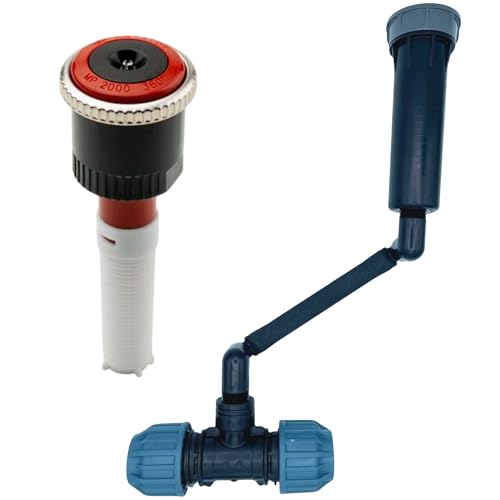 Hunter MP Rotator Profi-Installations-Set mit druckreguliertem PROS-04 Versenkgehäuse Komplettset mit MP Rotator (1000-3500) Swing Joint Kupplung & Versenkgehäuse (MP2000 360 SJ - 15cm)