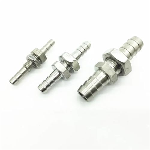 Adaptateur de raccord de tuyau cannelé inox pour tube flexible 8mm - 4