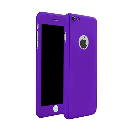 Iphone 6 Case,Iphone 6s Case, iSi Ultra Thin Full Body Coverage Protection Hard Slim Iphone 6 Case with Tempered Glass Screen Protector for Apple Iphone 6 4.7