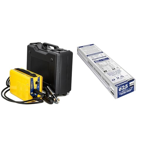 GYS - Gysmi 160P - Poste à Souder - inverter - MMA - Ø 1, 6 à 4 mm - 230V & ELECTRODES Rutiles ø2.5 E6013 - ETUI de 110 - CONSOMMABLE Soudure MMA - Toutes positions - A L'electrode - Amorcage Des 40V