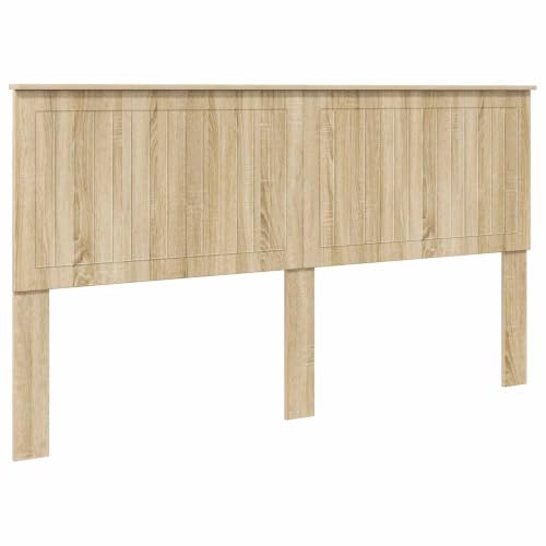 vidaXL Cabecero con cabecera Roble Sonoma 180 cm Madera contrachapada, Accesorios Elegantes para el Dormitorio, Decorativos Modernos, Zona de Descanso Comfy, diseño contemporáneo