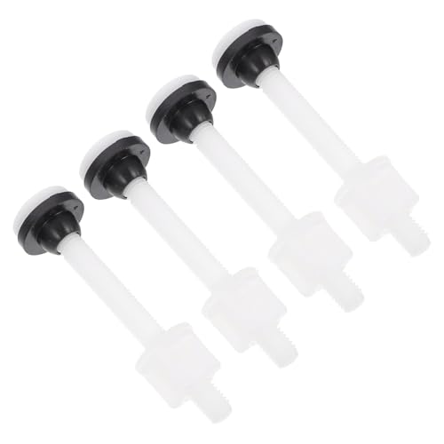 CTIRCHIU 4個 トイレタンク部品製耐久ボルト 便座固定用防水設計 交換簡単漏れ防止 トイレ設置ネジ兼用