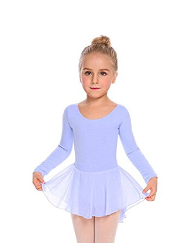 Image of Arshiner Kids Girls Classic Long Sleeve Leotard Dance Ballet Dress