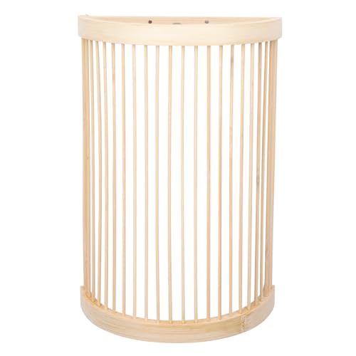 Lámpara de pared interior beige para dormitorio de madera