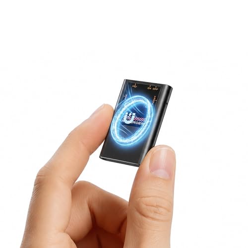 Image of 128GB(9600Hrs) Magnetic Voice Activated Recorder, Digital Voice Recorder with DSP 5.0-AI Noise Reduction for Lectures Meeting, Smart Tape Dictaphone Recording Device, Playback, Classes, Interviews