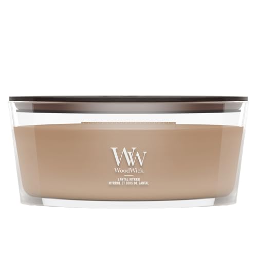 WoodWick | Ellipse Candle | Santal Myrrh | Great Gift for Women