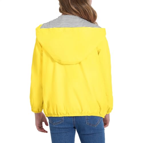 Image of American Trends Lightweight Waterproof Girls Rain Jacket-Windbreaker Jacket Raincoat for Girls Kids Rain Coat