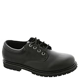 Skechers Men's Work Cottonwood Cantix Leather Slip Resistant Shoe Food Service, BLK, 12