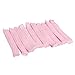 ttnight 100 PCS Non Woven Disposable Dust Cap Hair Shower Bouffant Cap Pleated Anti Dust Hat Set (Pink)