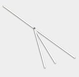 for Ozark Trail Simple Push 10x10 Instant Canopy Gazebo Lower Peak Truss Bars Metal Replacement Parts (Rounded)