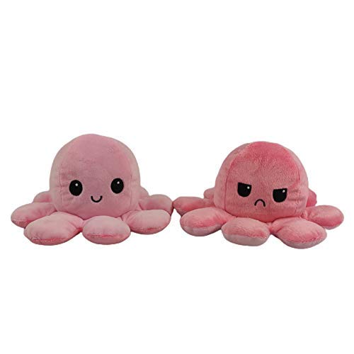 Amazon.co.jp: リバーシブルタコぬいぐるみ、かわいいミニぬいぐるみ