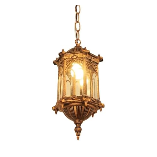 Lustre extérieur suspendu haut de gamme pour cour de villa