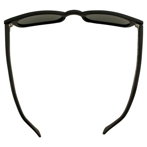 Pacific Coast Sunglasses KD's Matte Black Frame/Grey Polarized Lens (20019) Rectangular Sunglasses, Adult4