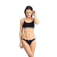 PUMA Damen Puma Iconic Women’s (2 Pack) Bikini Style Underwear, Schwarz, L EU