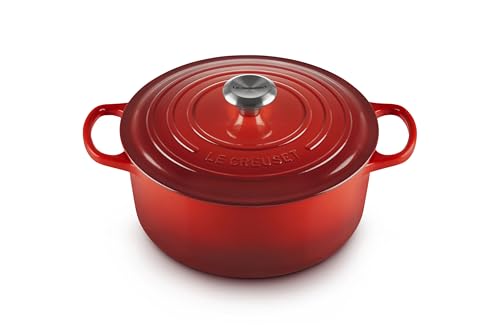 Image of Le Creuset Enameled Cast Iron Signature Cookware Set, 9 pc., Cerise
