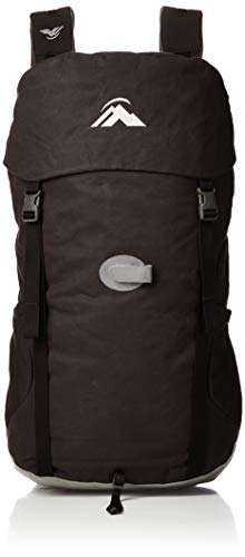 白いロゴが入ったリュック