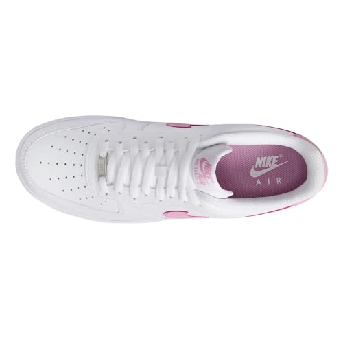 Image of Nike Air Force 1 '07 Men's Shoes Size-8, White /Pink Rise-white