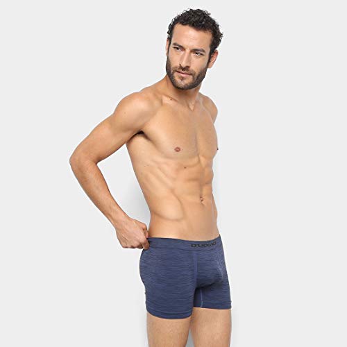 Cueca Boxer Microfibra, Duomo, Masculino, Azul, P
