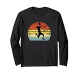 Baloncesto Vintage Retro Dunking Gráfico Hombres Mujeres Manga Larga
