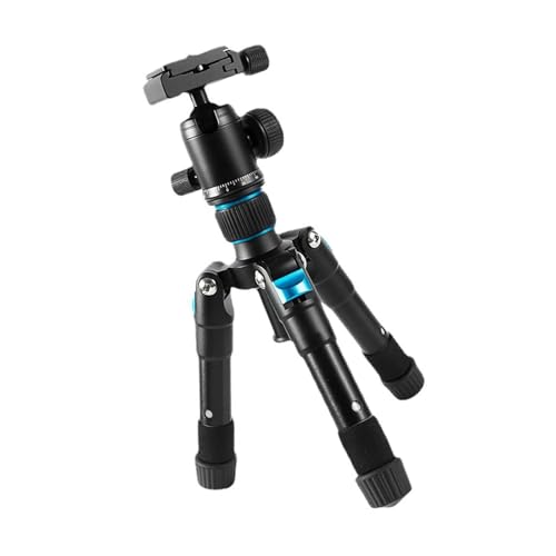 Treppiede portatile altezza 20Inch con testa a sfera 360Degree per fotocamere DSLR e videocamere video alluminio da tavolo