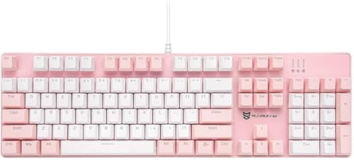 Teclado mecánico de 104 teclas Qisan con distribución estadounidense 1