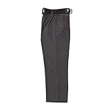 Zeco Boys Sturdy Fit School Trouser 4-14 Years with Generous fit Black