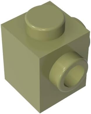 Gobricks GDS-1046 Brick Special 1x1 with Studs on 2 Adjacent Sides 50PCS Compatible with Lego 26604 6175968 6187572 MOC Components for Major Brick Brands Color:Blue 23