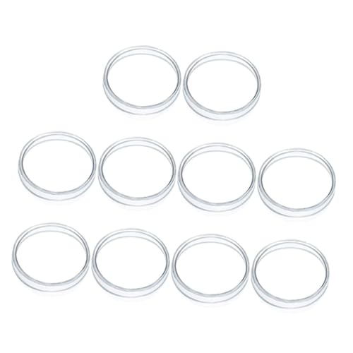 COSMEVIVI Professional Lab Petri Dishes 10pcs Agar Dishes with Lids for Experiments