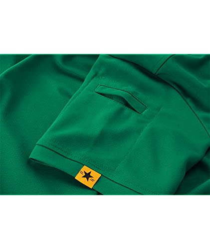 Zity Mens Polo Shirt Short Sleeve Sports Golf Tennis T-Shirt 012-Viridian M #TOP4