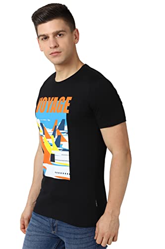 Image of Van Heusen Men's Cotton Slim Fit T-Shirt