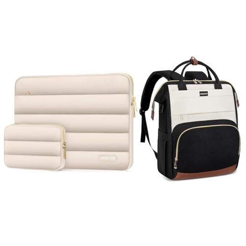 Mochila para laptop 15.6 pulgadas MOSISO con puerto USB miniatura 1