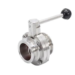 YINLUCK Edelstahl Absperrklappe Tri-Clamp Ventil