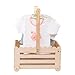 Wooden Baby Shower Crate Closet with Wheels,Baby Girl Boy Shower Gift Basket with Handle,Pushable Baby Shower Gifts Baby Basket,Personalized Baby Gifts for New Parent of Newborn Excluding hangers