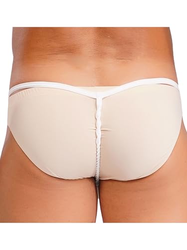 Men's Sexy T-back Thongs Panties, Japanese Fundoshi Wrestler Loincloth, Kimono Briefs Underwear4