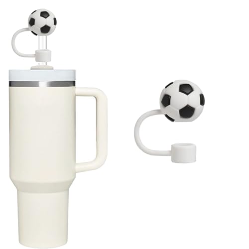 Soccer Ball Straw Cover para Stanley 40&30 Oz Cup miniatura 1