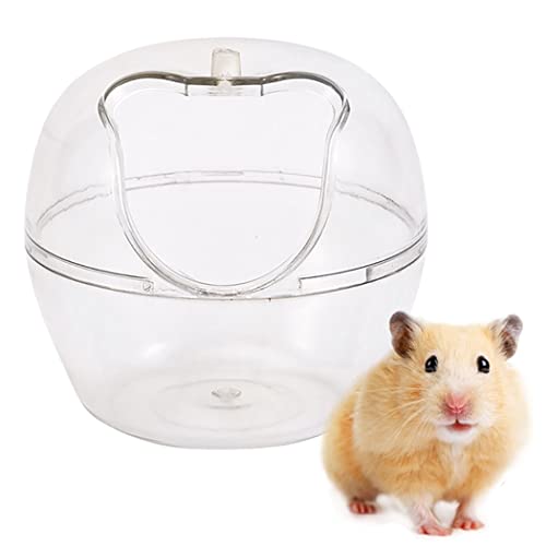 Clear Plastic Small Animal Toilet and Sand Bath House Container