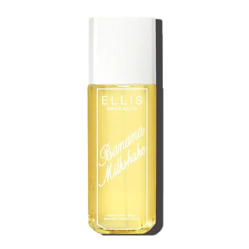 Ellis Brooklyn BANANA MILKSHAKE Perfume Mist Sweet Gourmand Fragrance with Banana Milk Vanilla & Tonka Bean Vegan Perfume Made In The USA 240ml / 8.1 fl oz