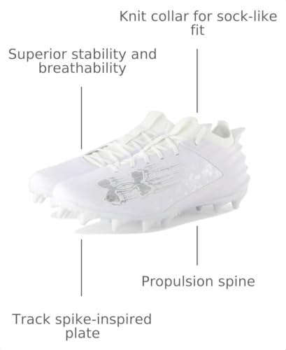 Image of Under Armour Blur Smoke Suede 2.0 MC Football Cleats