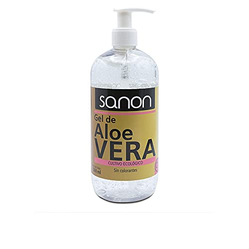Sanon Aloe Vera Gel Cultivo Ecológico, Almond, 500 Mililitro