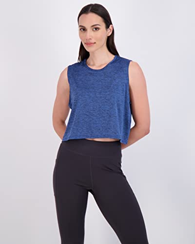 Image of 5-Pack: Women's Dry Fit Crop Summer Tank Top - Gym Yoga Workout Sports Tee Tank Tops for Women (Available in Plus Size)