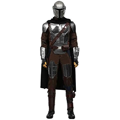 Din Djarin Uniform Outfits Kleid Outfits Halloween Karneval Anzug Cosplay Kostüm Herren XL Cover