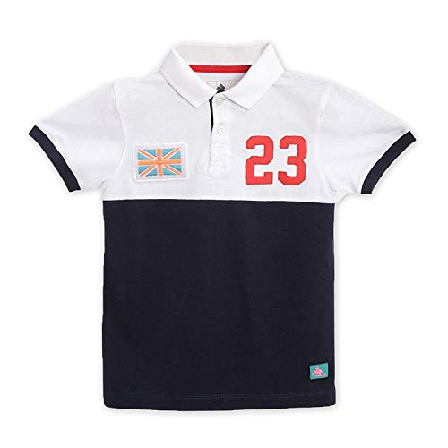 Image of Baby-Boys Cotton Blend Collared Neck T-Shirt
