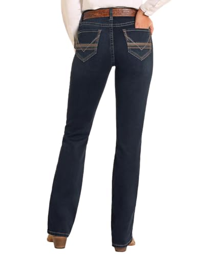 Rock & Roll Raised Embroidered Riding Jeans