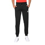 puma retro sneaker herren Seitliche Eingriffstaschen PUMA Iconic T7 Herren Gestrickte Sweatpants Puma Black L