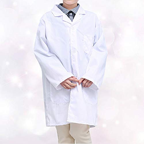 PretyzOOM – Jaleco infantil de manga comprida para festas de Halloween (tamanho M)