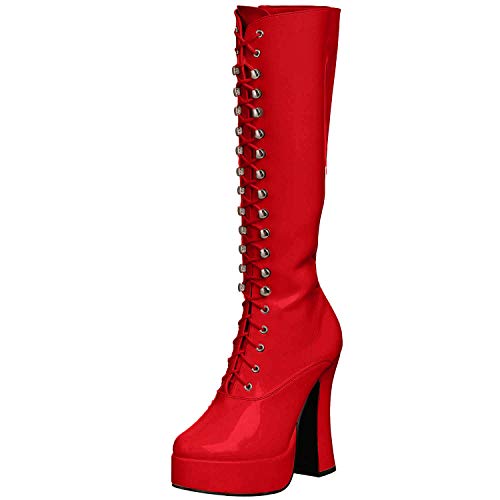 Pleaser ELECTRA-2020, Polacchine Donna, Rosso (Red...