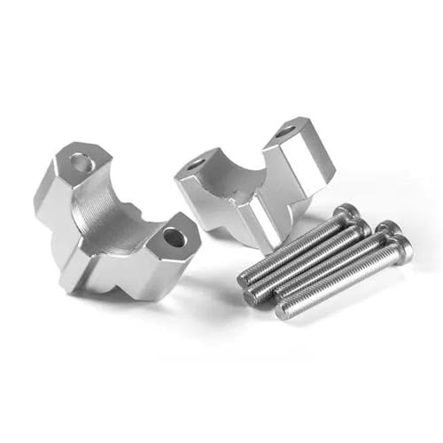 Adaptador de manillar de alta precisión en color plata para BMW M1000R