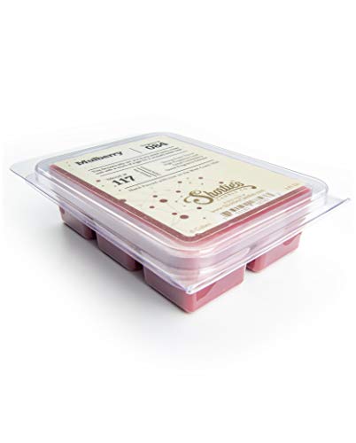 Shortie's Candle Company Mulberry Wax Melts Bulk Pack - Formula 117-4 Highly Scented 3 Oz. Bars (12 Oz. Total) - Made with Natural Oils - Christmas & Holiday Air Freshener Cubes Collection