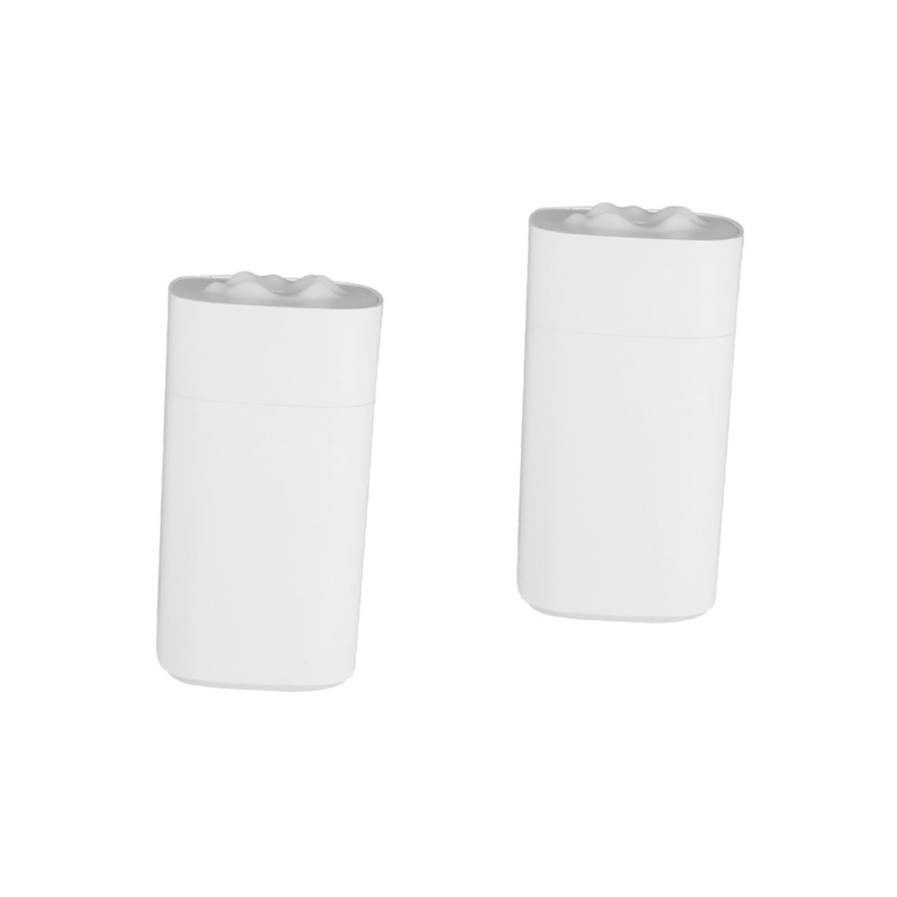 Amosfun 2pezzi Umidificatore Silenzioso Creativo Con Luce Notturna Forma Di Montagna Neve Umidificatore Usb Per Casa e Ufficio Decorativo e Funzionale Capacità